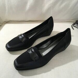 Kate Ann Black Loafer Shoe